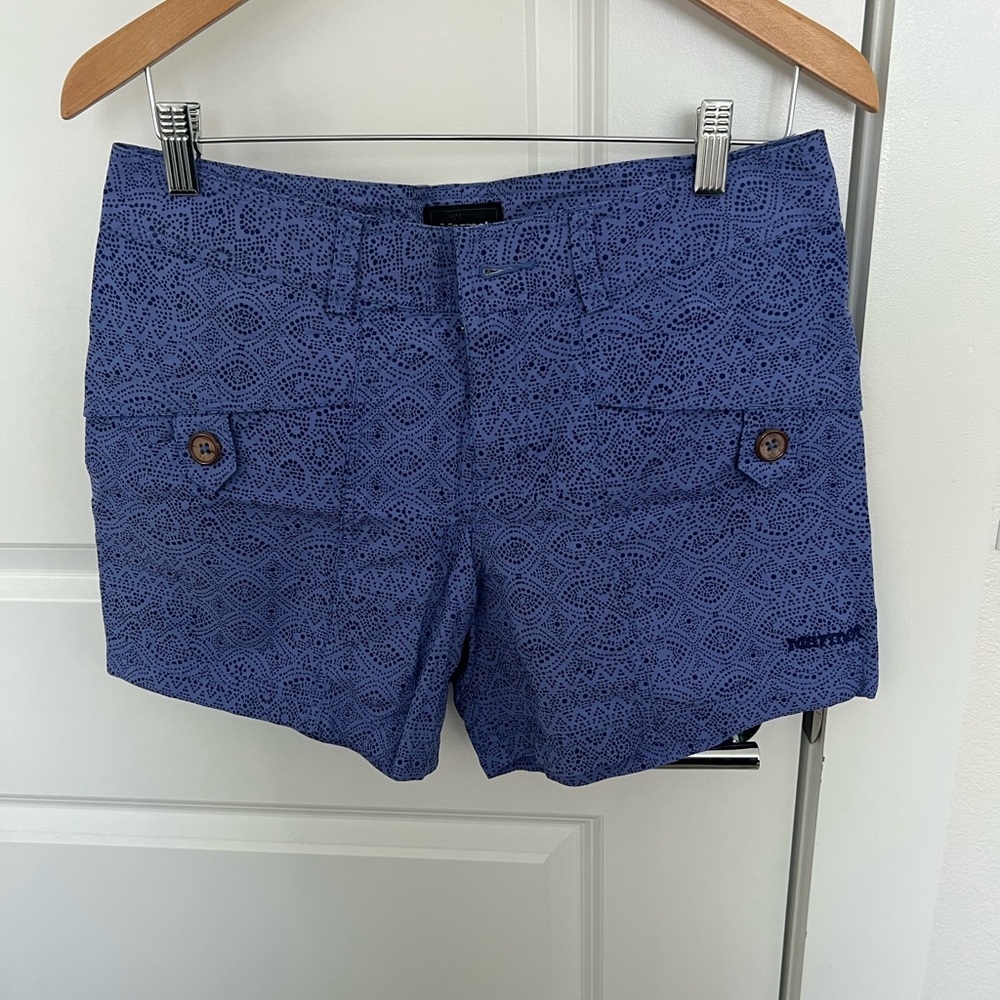 Marmot Women's Textured Blue Cargo Shorts